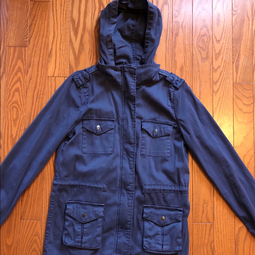 Blue Zip-Up Jacket
